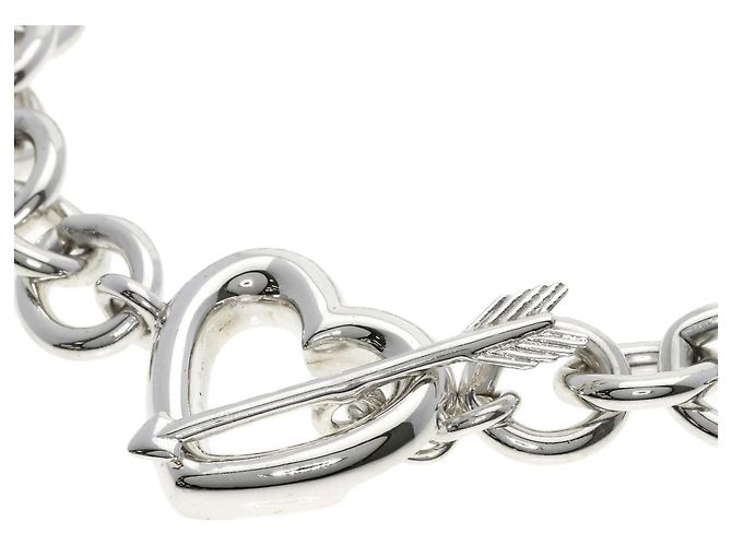 Bracciale in argento con charm a forma di cuore e freccia Tiffany & Co. - vista 2