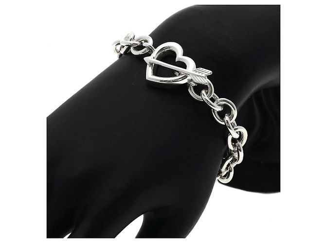 Bracciale in argento con charm a forma di cuore e freccia Tiffany & Co. - vista 4