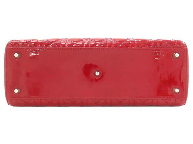 Borsa a mano 2 in 1 Christian Dior Lady Rosso - vista 4