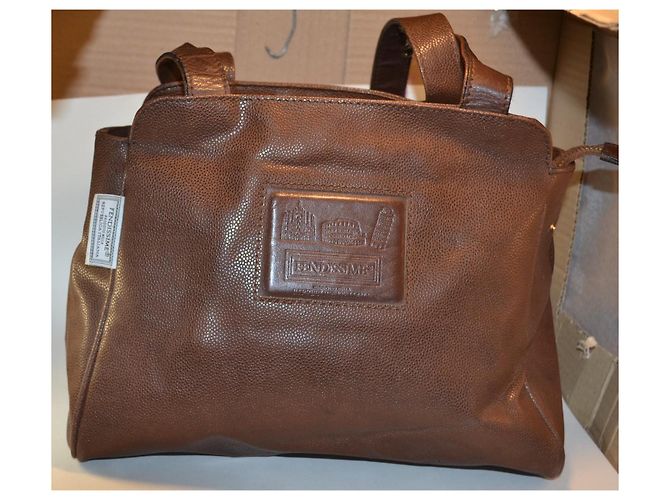 Fendissime Borsa a mano Fendi in pelle marrone - vista 2