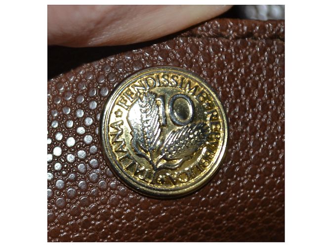 Fendissime Borsa a mano Fendi in pelle marrone - vista 9