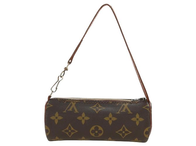 Pochette Papillon Mini in Tela Monogram Louis Vuitton Marrone - vista 2