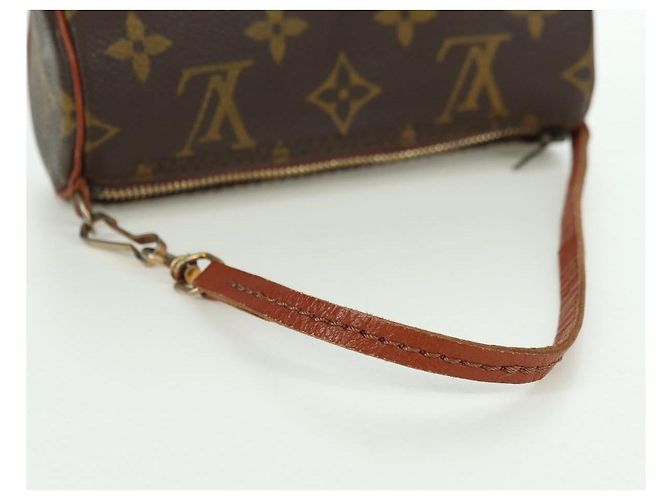Pochette Papillon Mini in Tela Monogram Louis Vuitton Marrone - vista 6