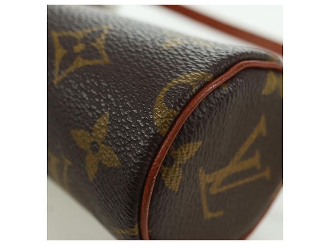 Pochette Papillon Mini in Tela Monogram Louis Vuitton Marrone - vista 7