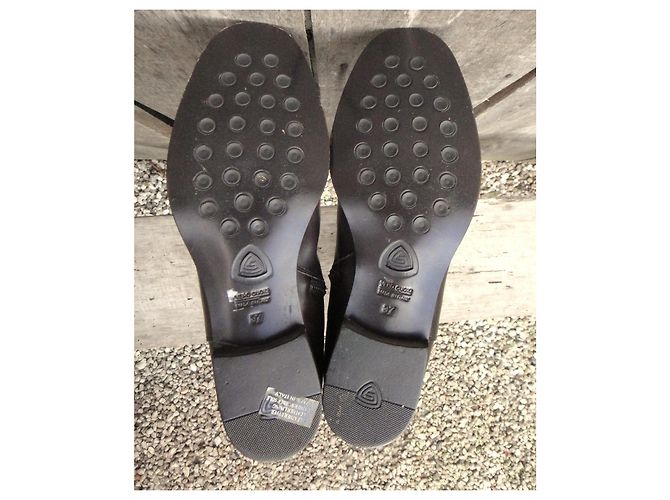 Autre Marque Botas AGL de cuero marrón oscuro - vista 5