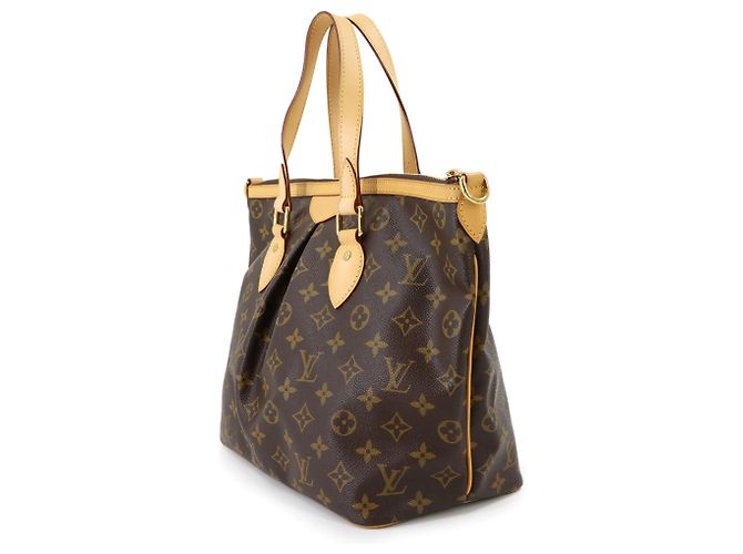 Borsa Tote Palermo PM Monogramma Louis Vuitton Marrone - vista 4