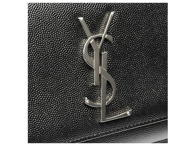 Borsa a Spalla Kate Small Chain di Saint Laurent Nero - vista 5