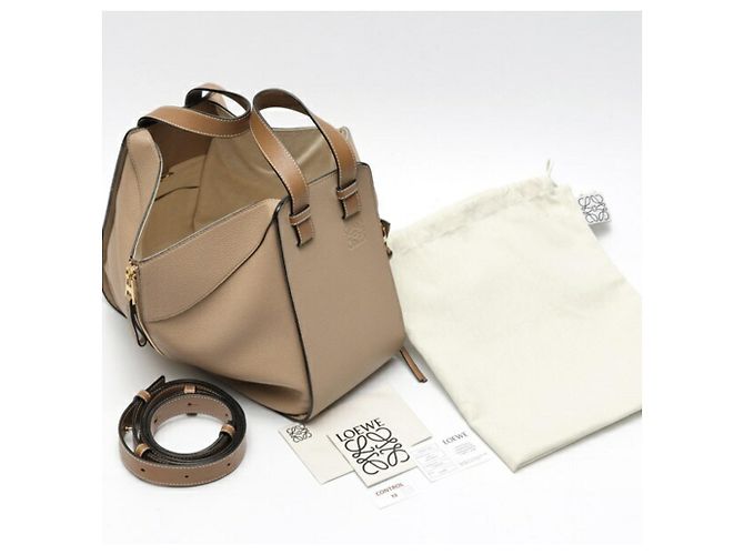 Borsa Hammock Loewe Piccola Spalla Grigio Sabbia - vista 6