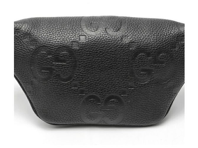 Borsa a Cintura Gucci Jumbo GG Small Nero - vista 3