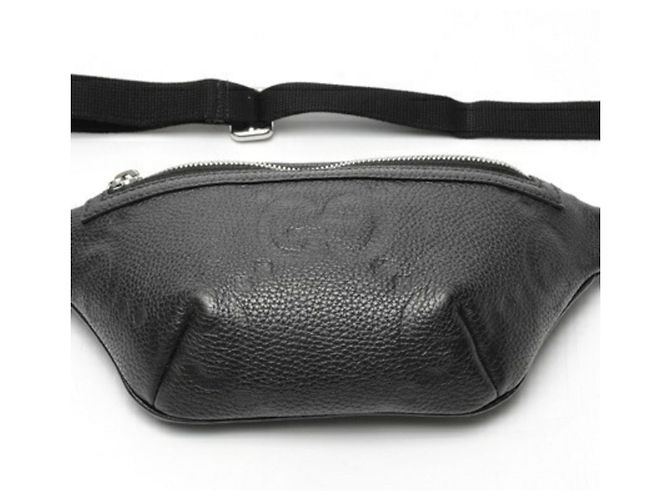 Borsa a Cintura Gucci Jumbo GG Small Nero - vista 4