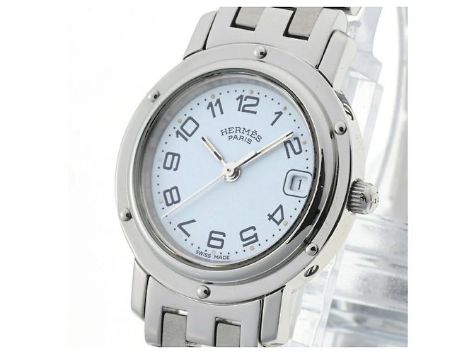 Hermès Reloj de cuarzo blanco Hermes Clipper CL4.210 - vista 2