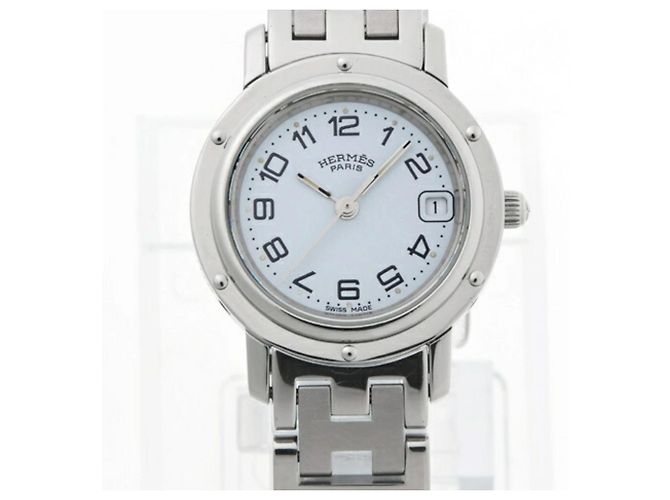 Hermès Reloj de cuarzo blanco Hermes Clipper CL4.210 - vista 3