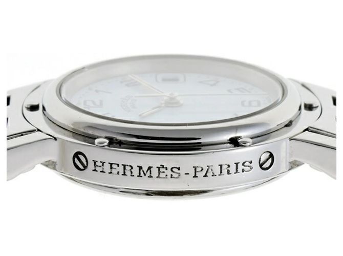 Hermès Reloj de cuarzo blanco Hermes Clipper CL4.210 - vista 5