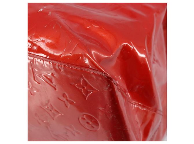 LOUIS VUITTON Borsa Tote Reade GM Monogram Vernis Rossa M91084 LV Auth AMZ416 Rosso - vista 15