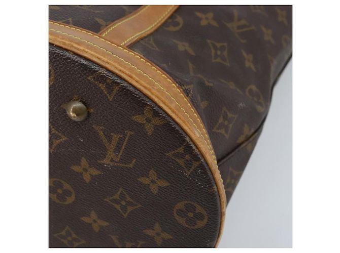 LOUIS VUITTON Borsa a Spalla Monogram Bucket GM M42236 LV Auth ARZ501 Monogramma - vista 10