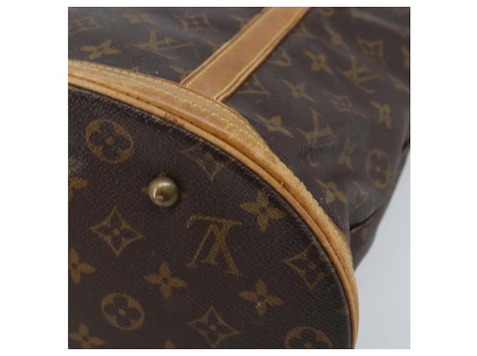 LOUIS VUITTON Borsa a Spalla Monogram Bucket GM M42236 LV Auth ARZ501 Monogramma - vista 12