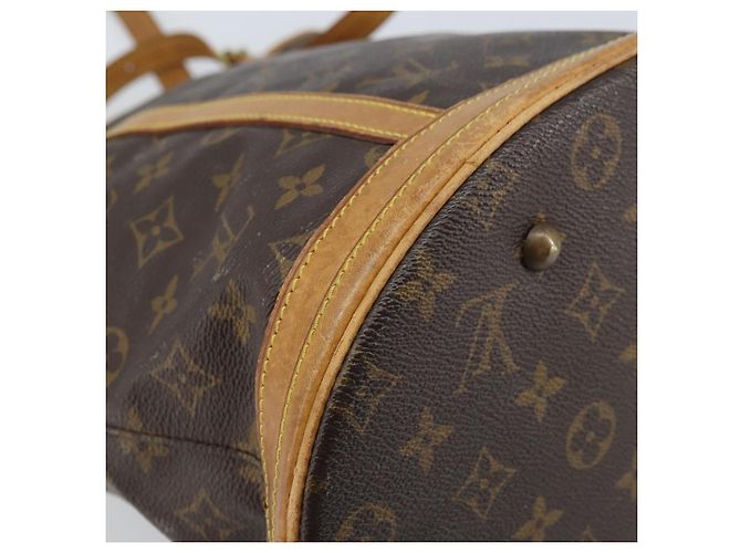 LOUIS VUITTON Borsa a Spalla Monogram Bucket GM M42236 LV Auth ARZ501 Monogramma - vista 13