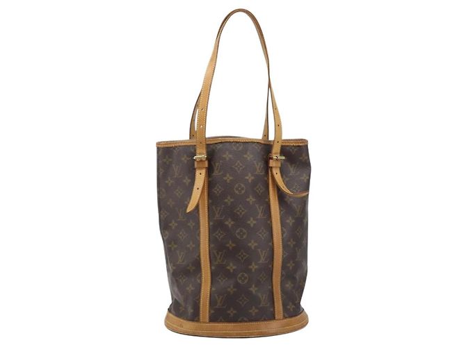 LOUIS VUITTON Borsa a Spalla Monogram Bucket GM M42236 LV Auth ARZ501 Monogramma - vista 2