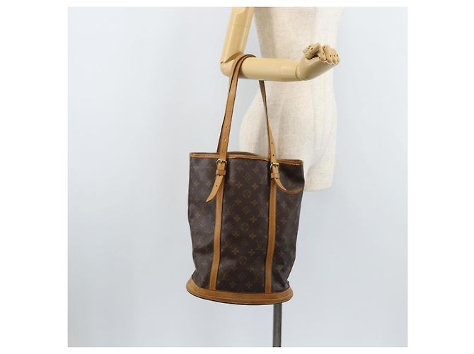 LOUIS VUITTON Borsa a Spalla Monogram Bucket GM M42236 LV Auth ARZ501 Monogramma - vista 22