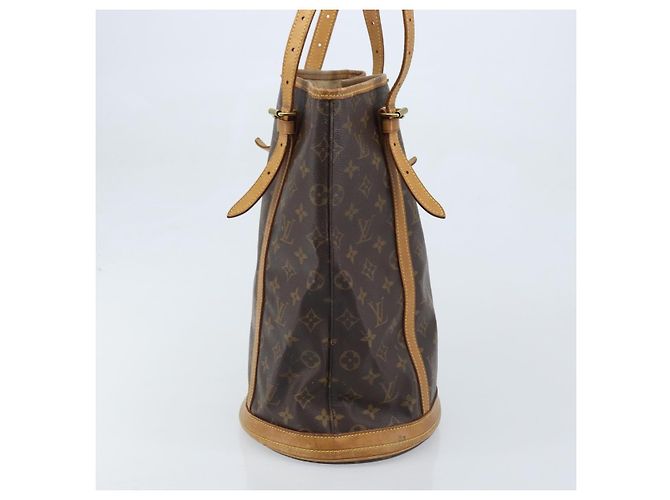 LOUIS VUITTON Borsa a Spalla Monogram Bucket GM M42236 LV Auth ARZ501 Monogramma - vista 5