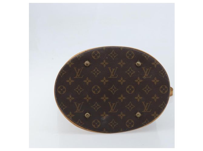 LOUIS VUITTON Borsa a Spalla Monogram Bucket GM M42236 LV Auth ARZ501 Monogramma - vista 9