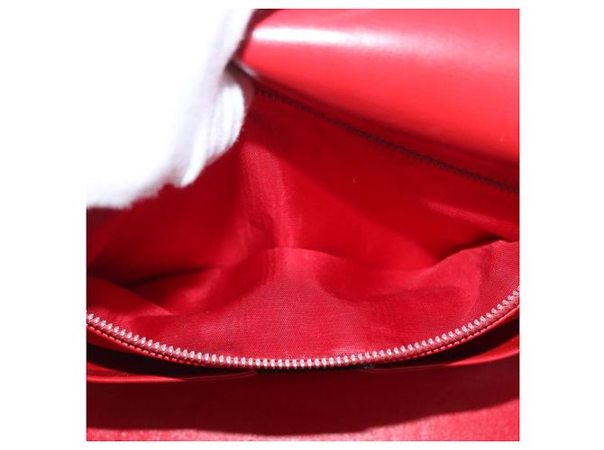 Céline Borsa a mano CELINE in pelle rossa dorata Auth YKZ1471A Rosso D'oro - vista 22