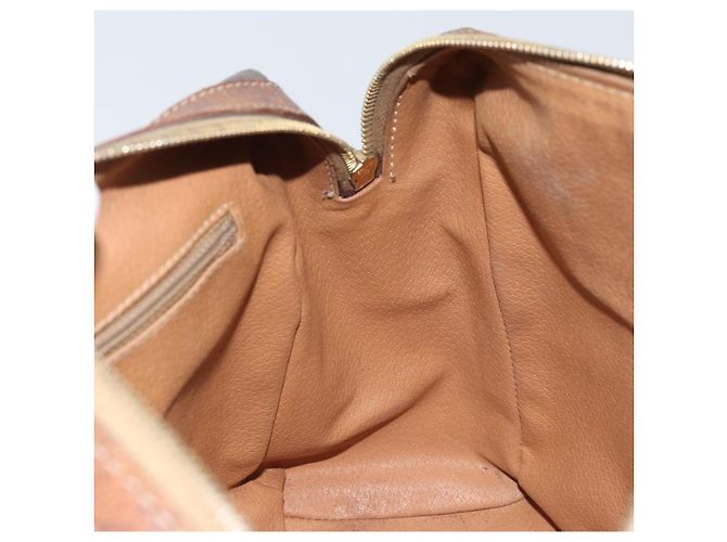 Céline Sac à main en toile Macadam CELINE en cuir PVC marron doré Auth YKZ329 - vue 20