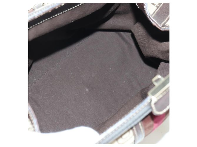 Borsa a mano Gucci Sherry Line in tela marrone e oro 146002 Auth 167181V D'oro - vista 18