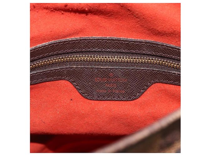 LOUIS VUITTON Borsa a Spalla Damier Ebene Marais N42240 LV Auth BA11935 - vista 15