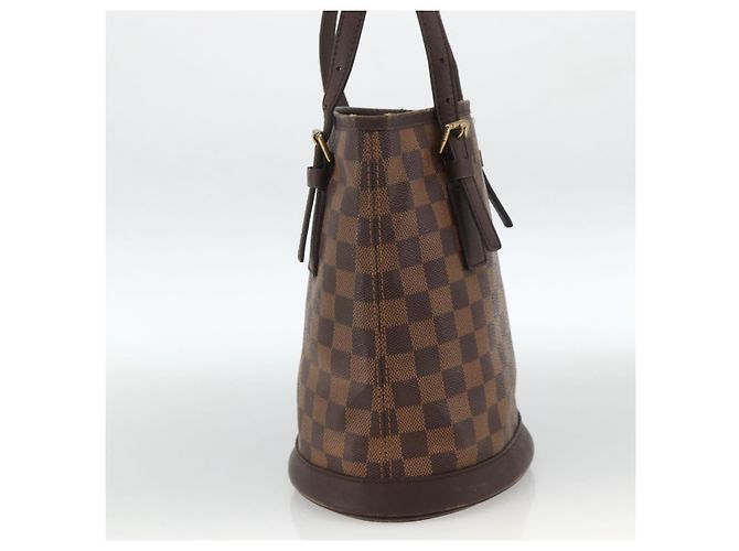 LOUIS VUITTON Borsa a Spalla Damier Ebene Marais N42240 LV Auth BA11935 - vista 4