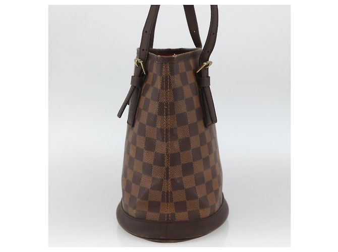LOUIS VUITTON Borsa a Spalla Damier Ebene Marais N42240 LV Auth BA11935 - vista 5