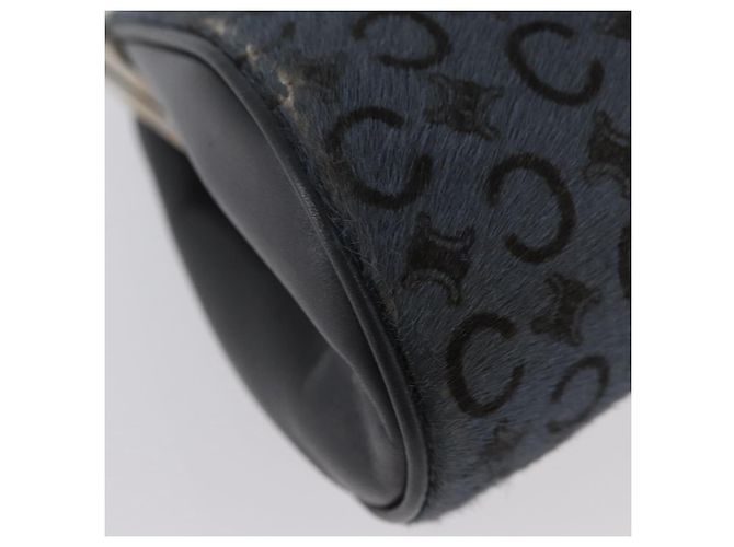 Céline Bolso de hombro de lona Macadam C de CELINE gris plateado auténtico YKZ580 Castaño Plata - vista 11