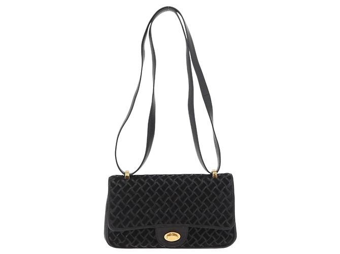 BALLY Borsa a Spalla in Pelle Nera e Oro Auth YKZ1046 Nero D'oro - vista 2