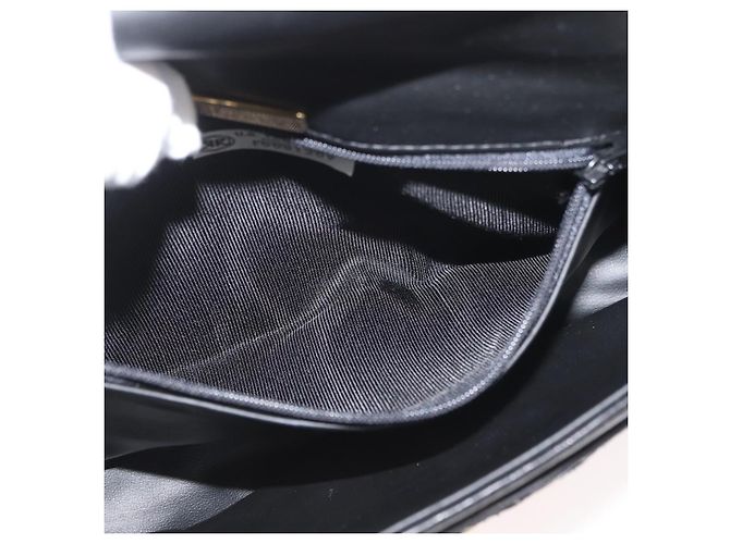 BALLY Borsa a Spalla in Pelle Nera e Oro Auth YKZ1046 Nero D'oro - vista 22