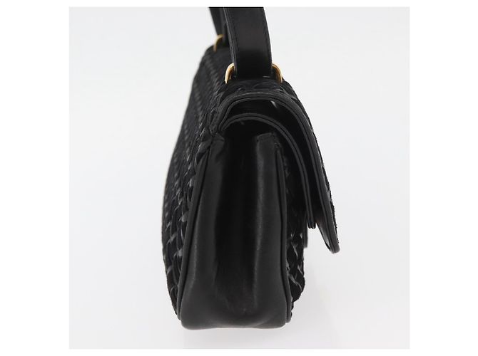 BALLY Borsa a Spalla in Pelle Nera e Oro Auth YKZ1046 Nero D'oro - vista 5