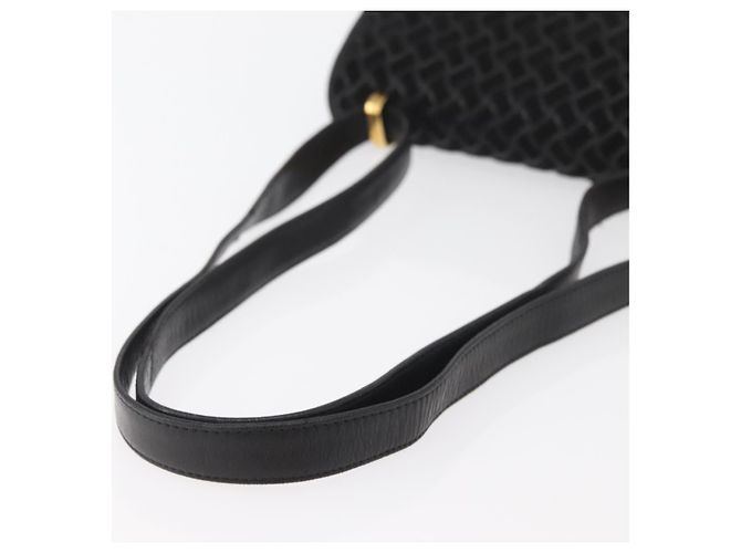 BALLY Borsa a Spalla in Pelle Nera e Oro Auth YKZ1046 Nero D'oro - vista 7