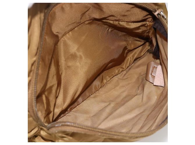 Borsa a Spalla PRADA in Nylon Marrone Argento Autentica bs34431 - vista 27