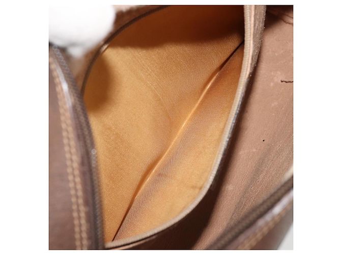 Borsa Sherry Line GG Supreme Web di GUCCI in PVC beige, oro e rosso 119 02 088 Auth YKZ1578 - vista 21