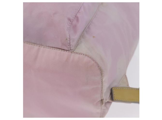 Zaino PRADA in nylon rosa argento Auth LNZ680 - vista 15