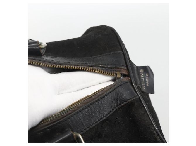 Céline Sac à bandoulière CELINE C Sulky 2 Set Noir Beige Auth 164638 - vue 13