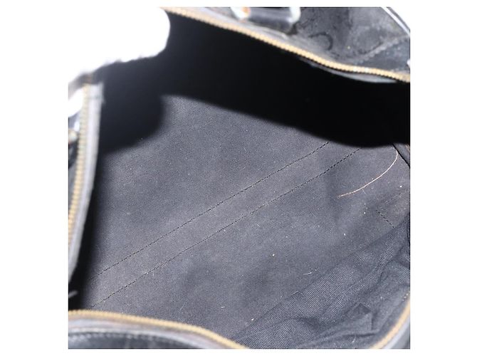 Céline Sac à bandoulière CELINE C Sulky 2 Set Noir Beige Auth 164638 - vue 15