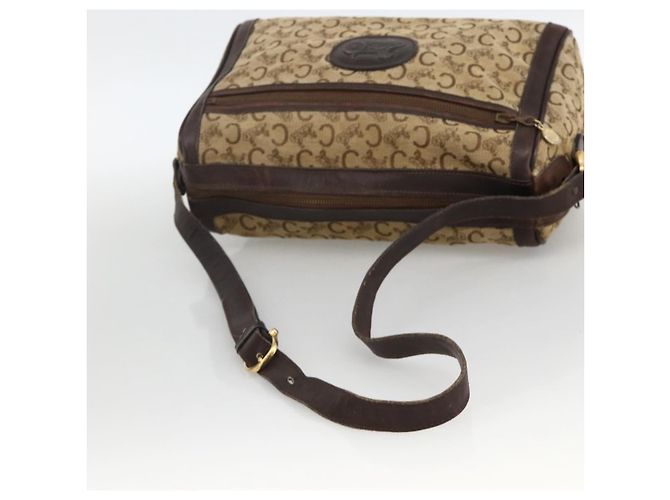 Céline Sac à bandoulière CELINE C Sulky 2 Set Noir Beige Auth 164638 - vue 5