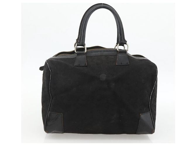 Céline Sac à bandoulière CELINE C Sulky 2 Set Noir Beige Auth 164638 - vue 8
