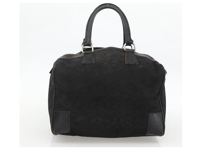 Céline Sac à bandoulière CELINE C Sulky 2 Set Noir Beige Auth 164638 - vue 9