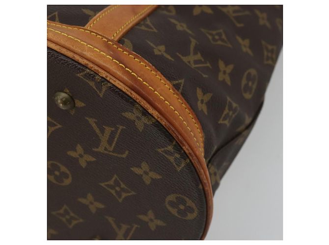 LOUIS VUITTON Borsa a Spalla Monogram Bucket GM M42236 LV Auth bs34385 Monogramma - vista 10