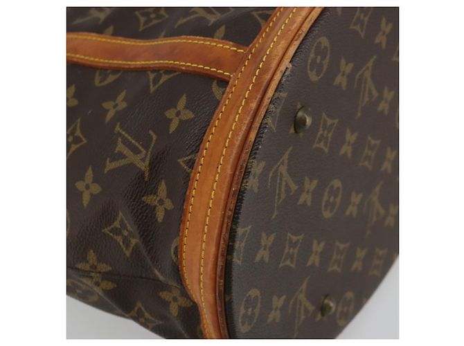LOUIS VUITTON Borsa a Spalla Monogram Bucket GM M42236 LV Auth bs34385 Monogramma - vista 13