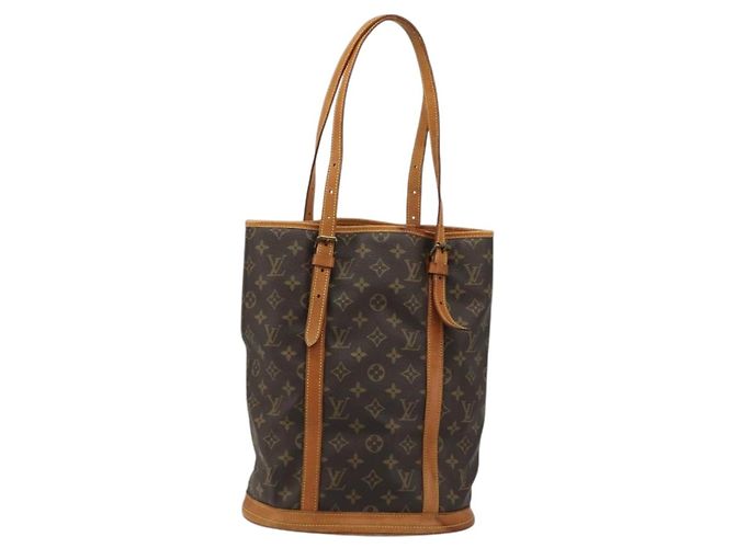 LOUIS VUITTON Borsa a Spalla Monogram Bucket GM M42236 LV Auth bs34385 Monogramma - vista 2