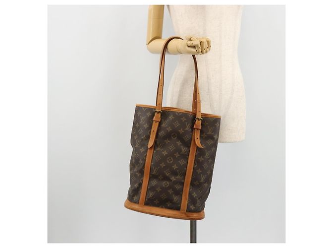 LOUIS VUITTON Borsa a Spalla Monogram Bucket GM M42236 LV Auth bs34385 Monogramma - vista 24