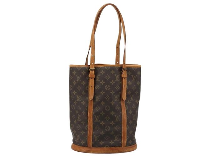 LOUIS VUITTON Borsa a Spalla Monogram Bucket GM M42236 LV Auth bs34385 Monogramma - vista 3