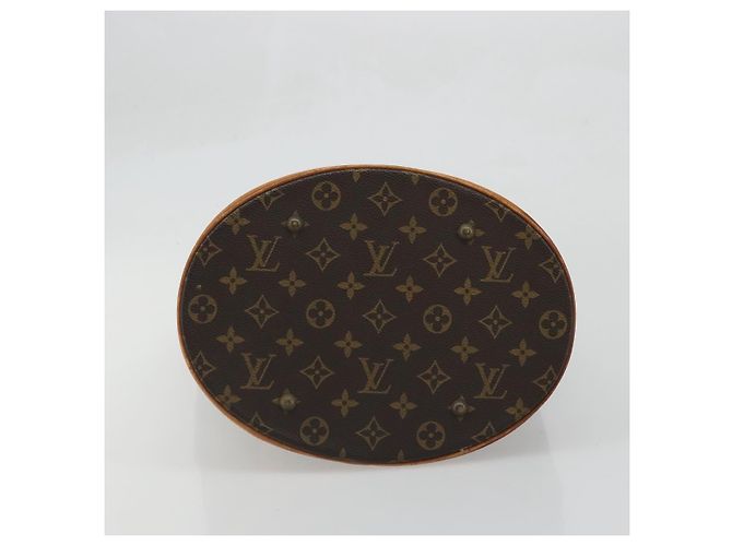 LOUIS VUITTON Borsa a Spalla Monogram Bucket GM M42236 LV Auth bs34385 Monogramma - vista 9